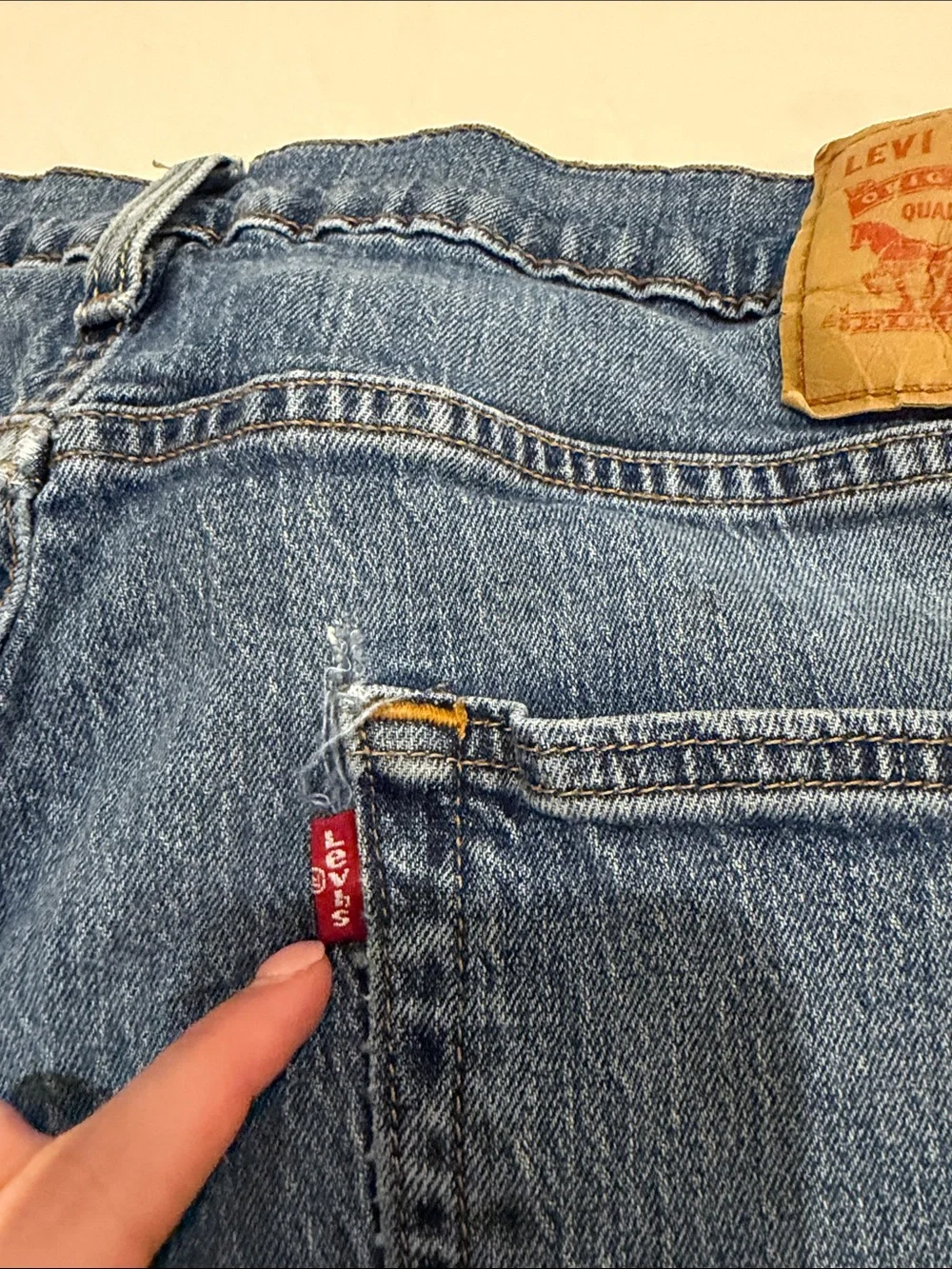 Levi's Light Blue Straight Jeans